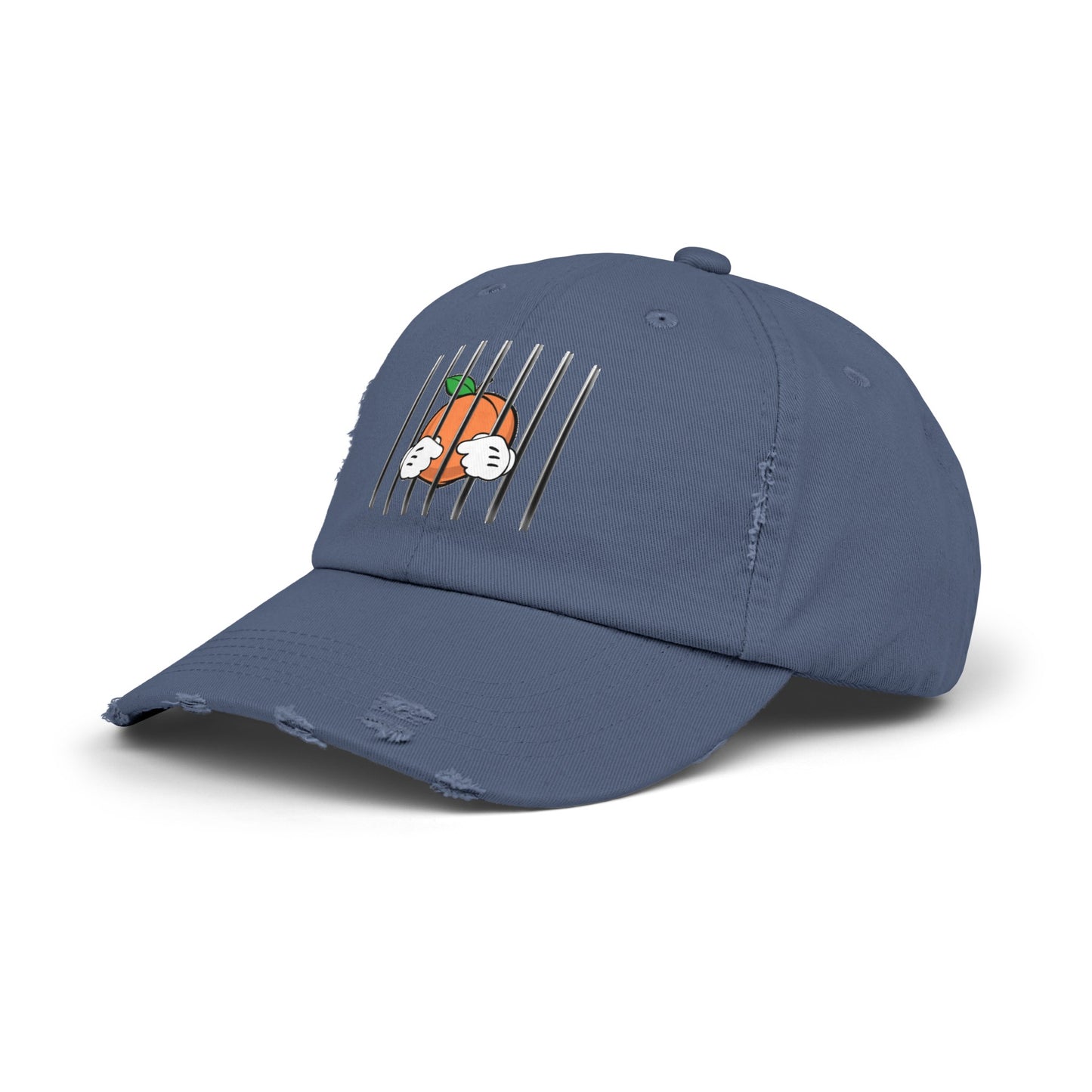 Free The Peach Distressed Cap