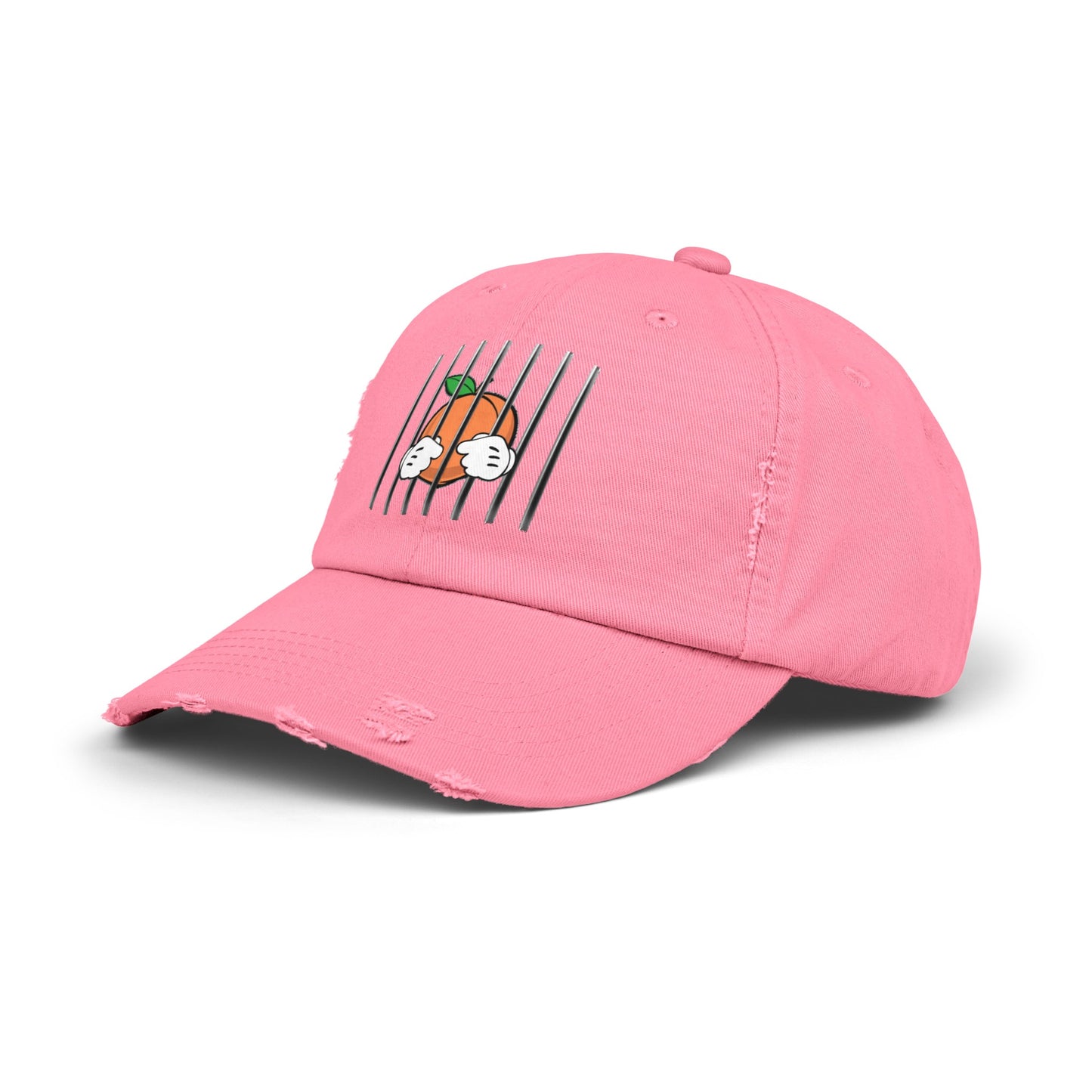 Free The Peach Distressed Cap