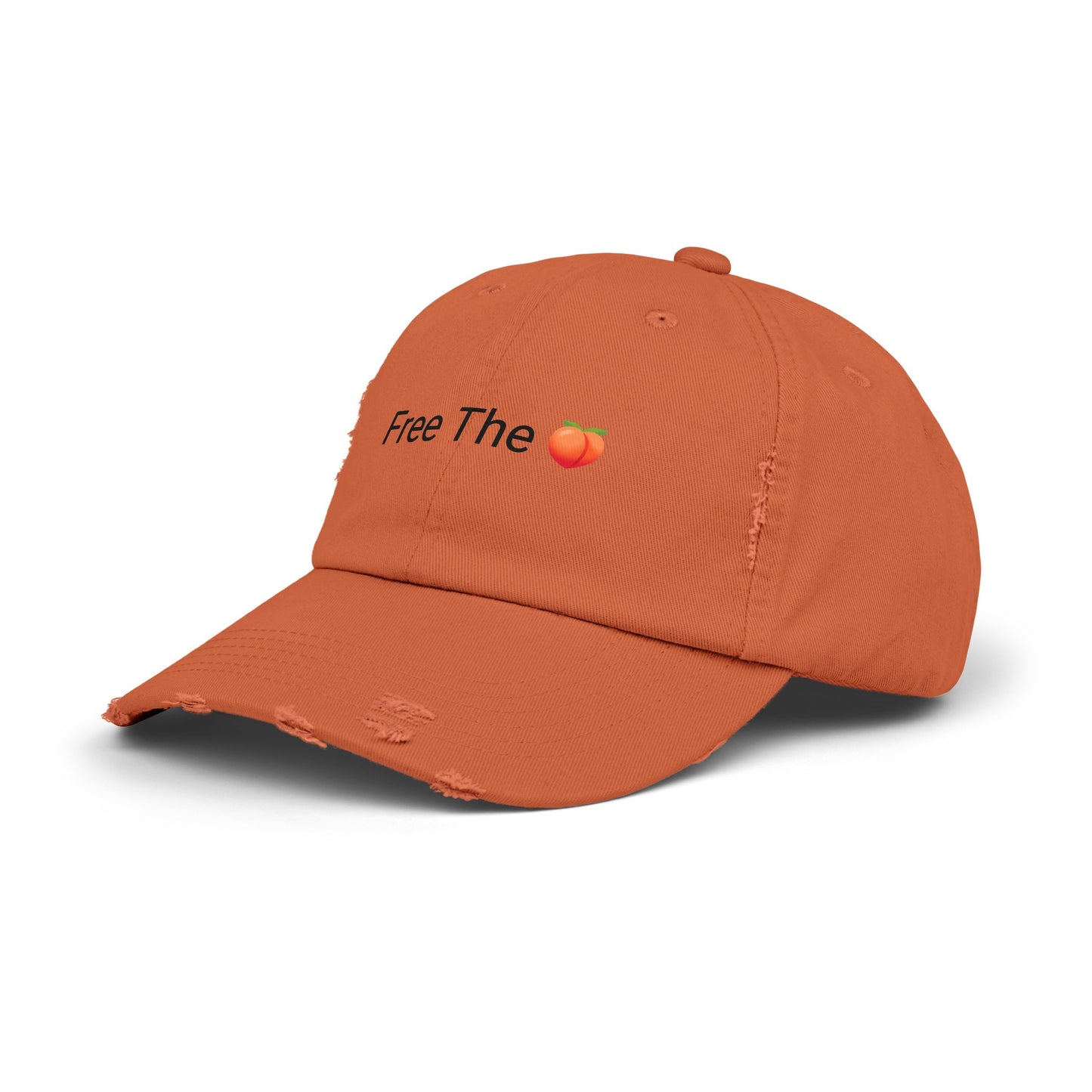 Free The 🍑 Distressed Cap