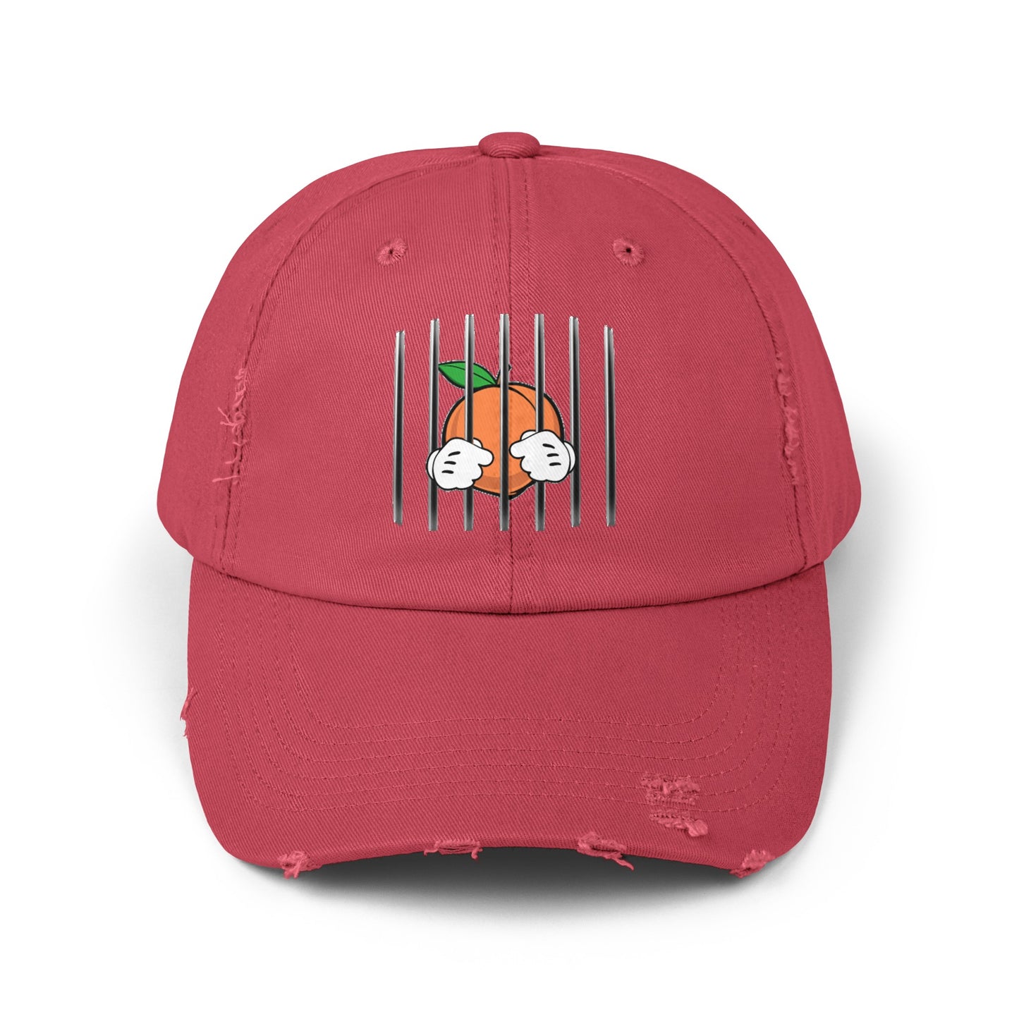 Free The Peach Distressed Cap