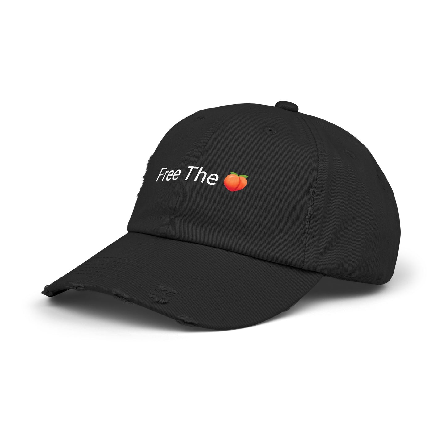 Free The 🍑 Distressed Cap