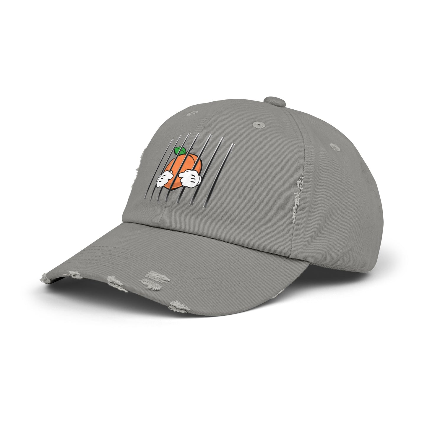 Free The Peach Distressed Cap