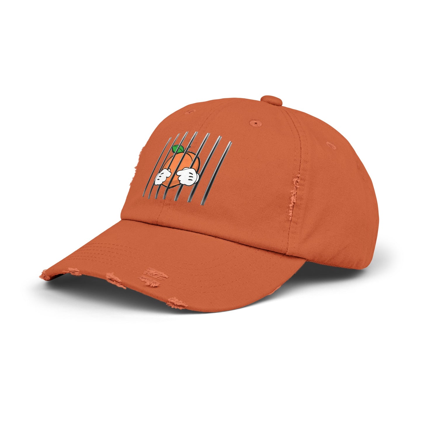 Free The Peach Distressed Cap