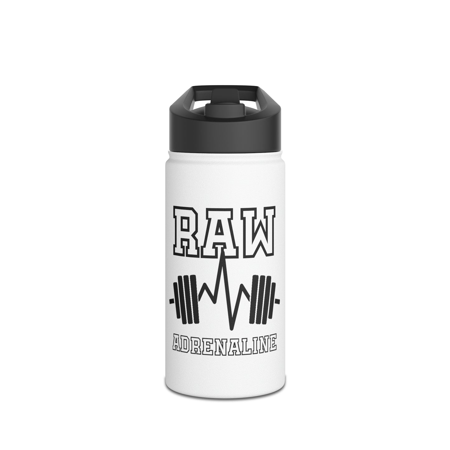 Raw Adrenaline looking Stainless Steel Water Bottle, Standard Lid