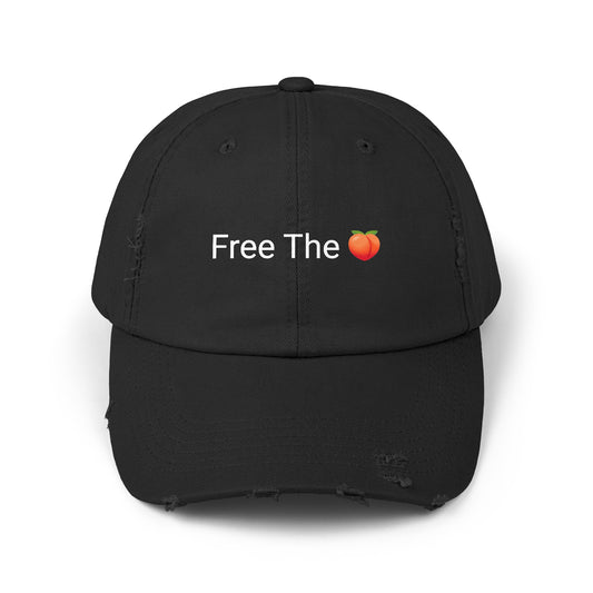 Free The 🍑 Distressed Cap