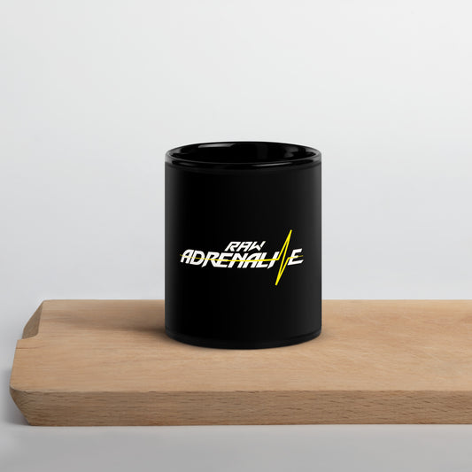 Raw Adrenaline Black Glossy Mug