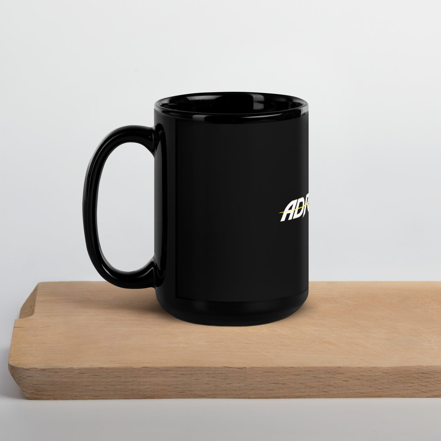 Raw Adrenaline Black Glossy Mug